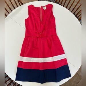 Kate Spade Pink and Navy Dress